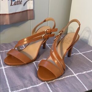 Brown Strappy Heeled Sandals